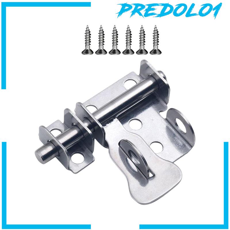 [Predolo1] Barrel Bolt Dengan Lubang Gembok Tebal Tahan Karat Untuk Pintu Gudang Taman