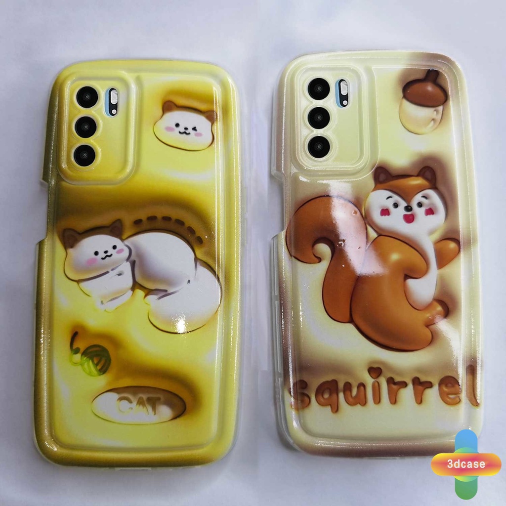 Case HP OPPO A5S A57 A3S A76 A96 A16 A17 A17K A95 A55 A15 A54 A7 A5 A9 A31 A53 A33 2020 A77S A12 A12S A1K A16E A16K A54S Reno 7 7Z 8Z 5 4 6 8 5F 5K 4F 4 5 06 Lite A74 A15S A52 A11K A92 A35 A36 A11 A93 A32 Cute Squirrel Soap Case