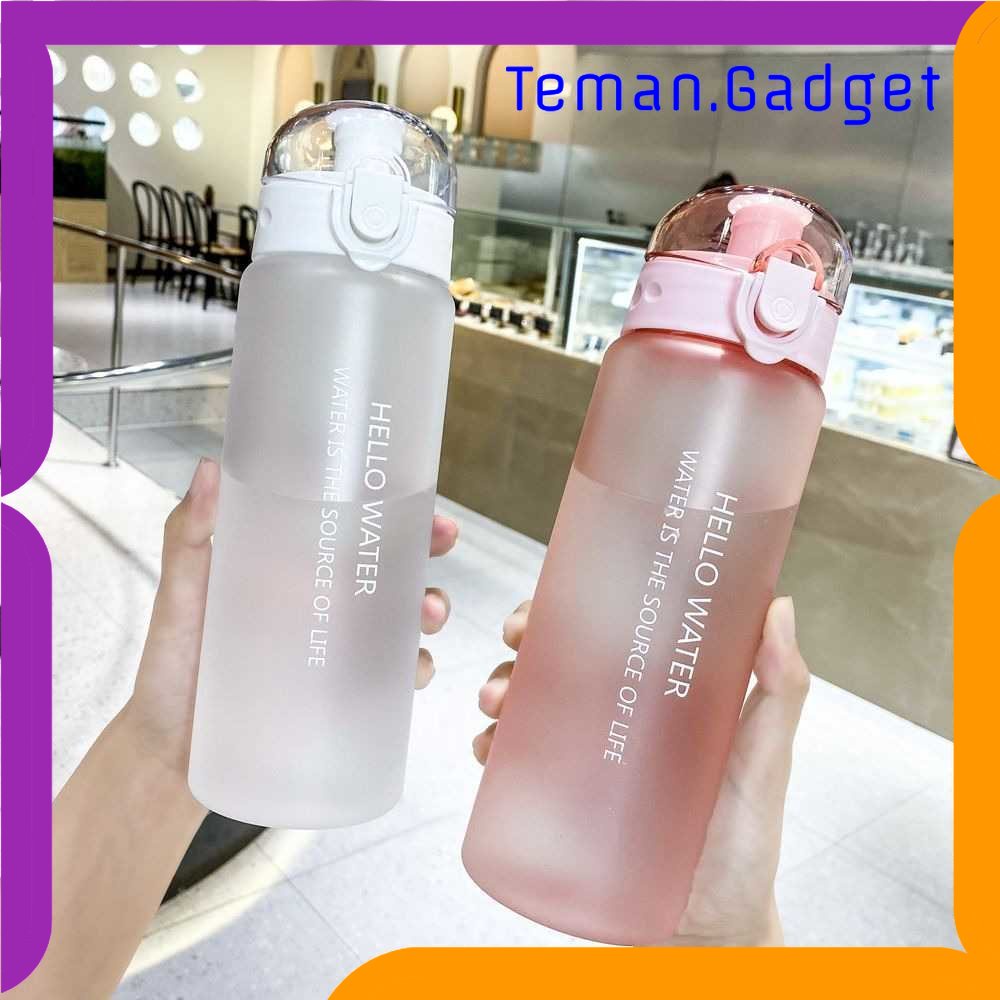 TG - DPR POHAN Botol Minum Plastik Frosted Sports Water Bottle 780 ml - ME78