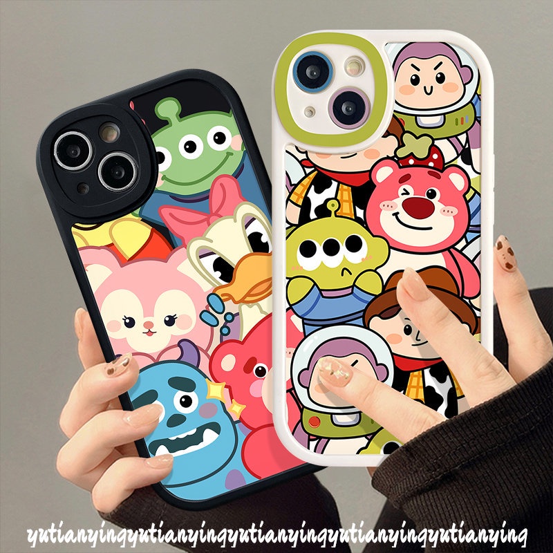 Disney Donald Duck Cartoon Toy Story Strawberry Bear Lotso Case for Infinix Hot 11 10 Lite 10s 11s 10T Note 8 Infinix Smart 6 5 Hot 11 10s 11s 10 10T 9 Play Soft Tpu Back Cover