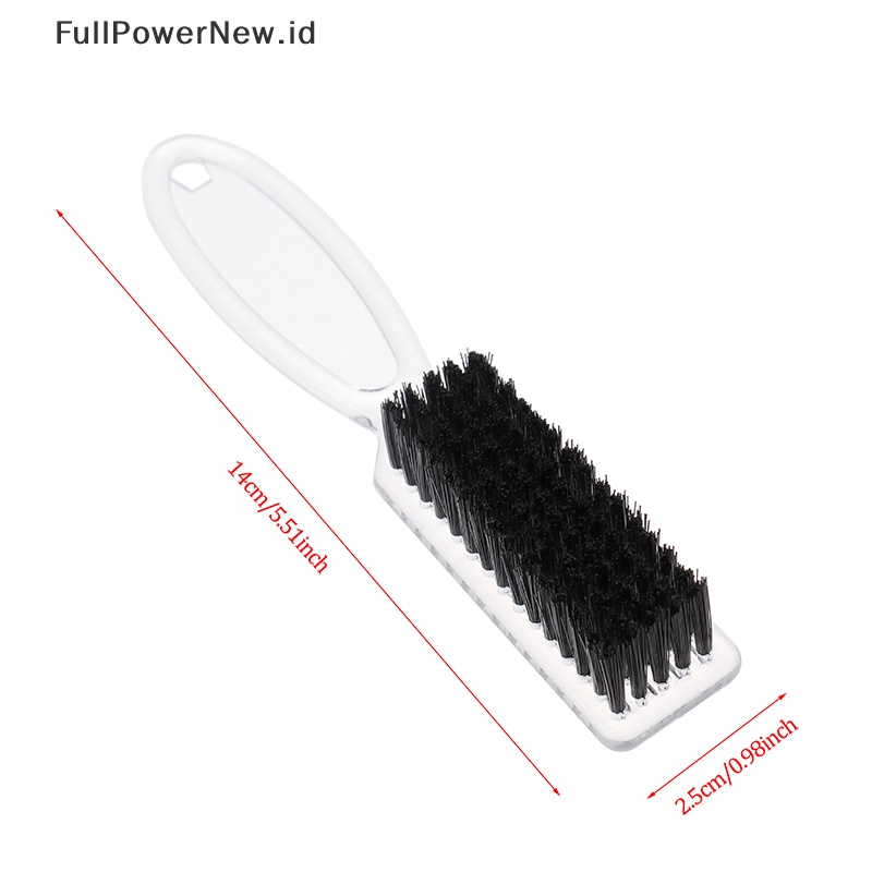Power Sikat Pembersih Rambut Gagang Plastik Hairdressing Lembut Barber Neck Hair Comb Tools ID