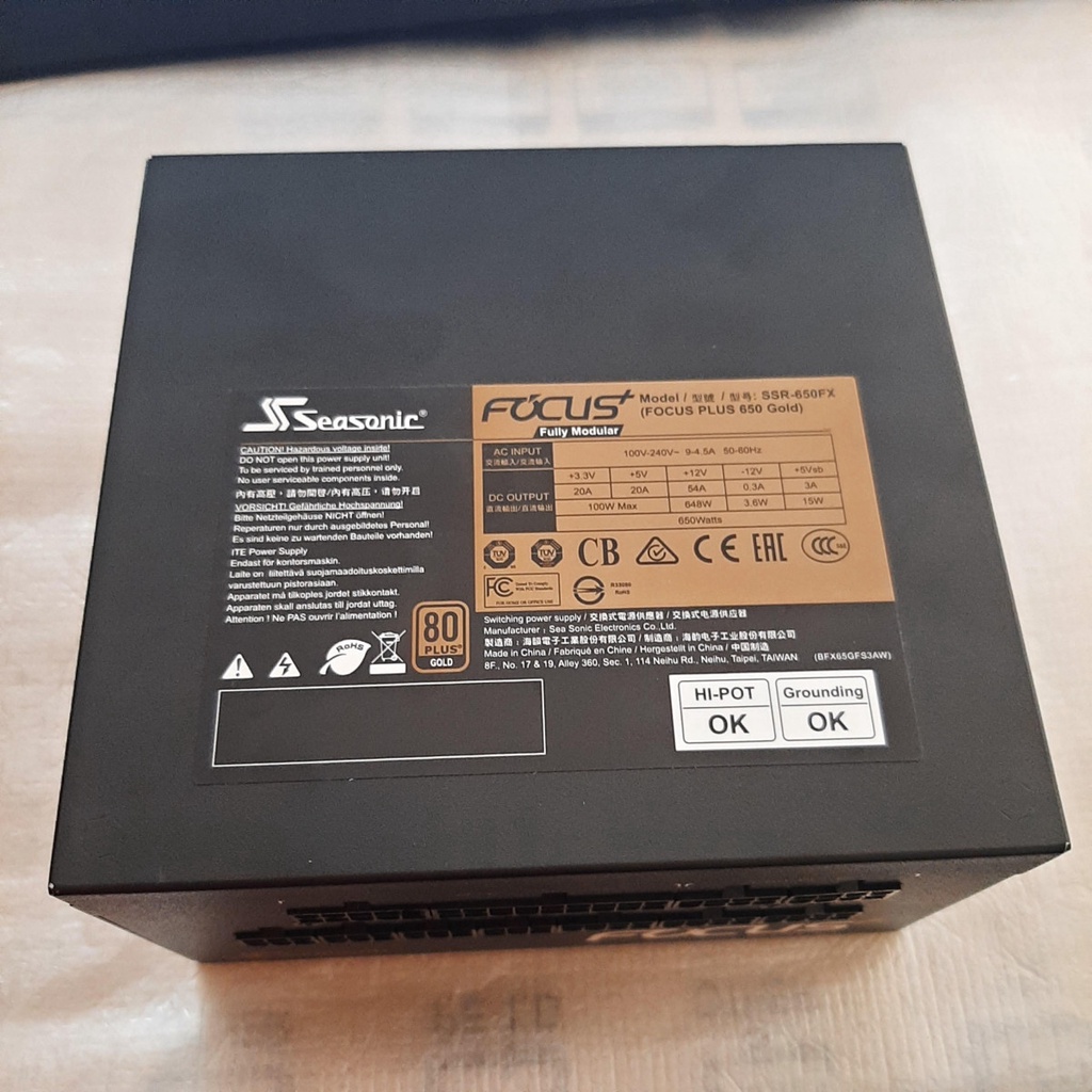 Power Supply Rusak Seasonic SSR-650FX Focus Plus 650W Gold