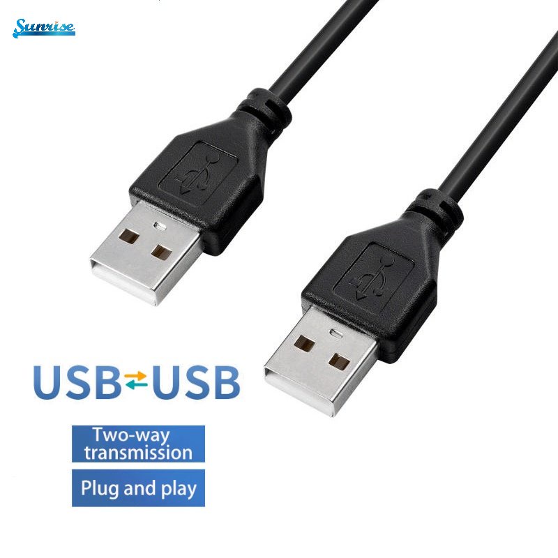 Kabel Data Ekstensi USB Ke USB Ganda Tipe A Male To Male USB Extender Untuk Radiator Hard Disk Webcom Camera USB Cable Extension