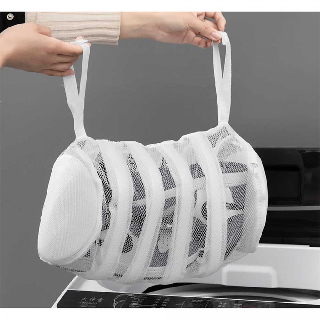 Tas Cuci Sepatu Dan Pengering Laundry Bag Drying Shoe Net Polyester