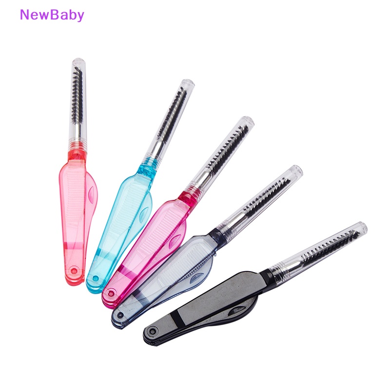 Newbaby Sikat Bulu Mata Stainless Steel Dual purpose Eyelash Comb Sisir Bulu Mata Alis ID