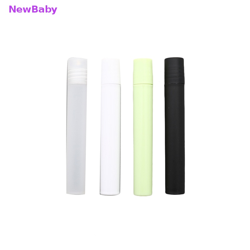 Newbaby 10ml Botol Roll Roller Ball Kosong Wadah Minyak Stainless Steel Plastik ID