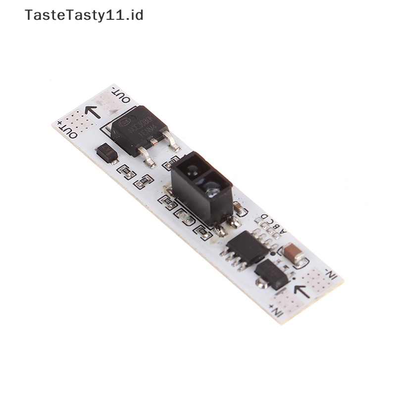 Tastetasty 1Pc 5V 12V 24V 72W Saklar Sensor Dimmable Peredup Gelombang Tangan Saklar Sentuh PIR.