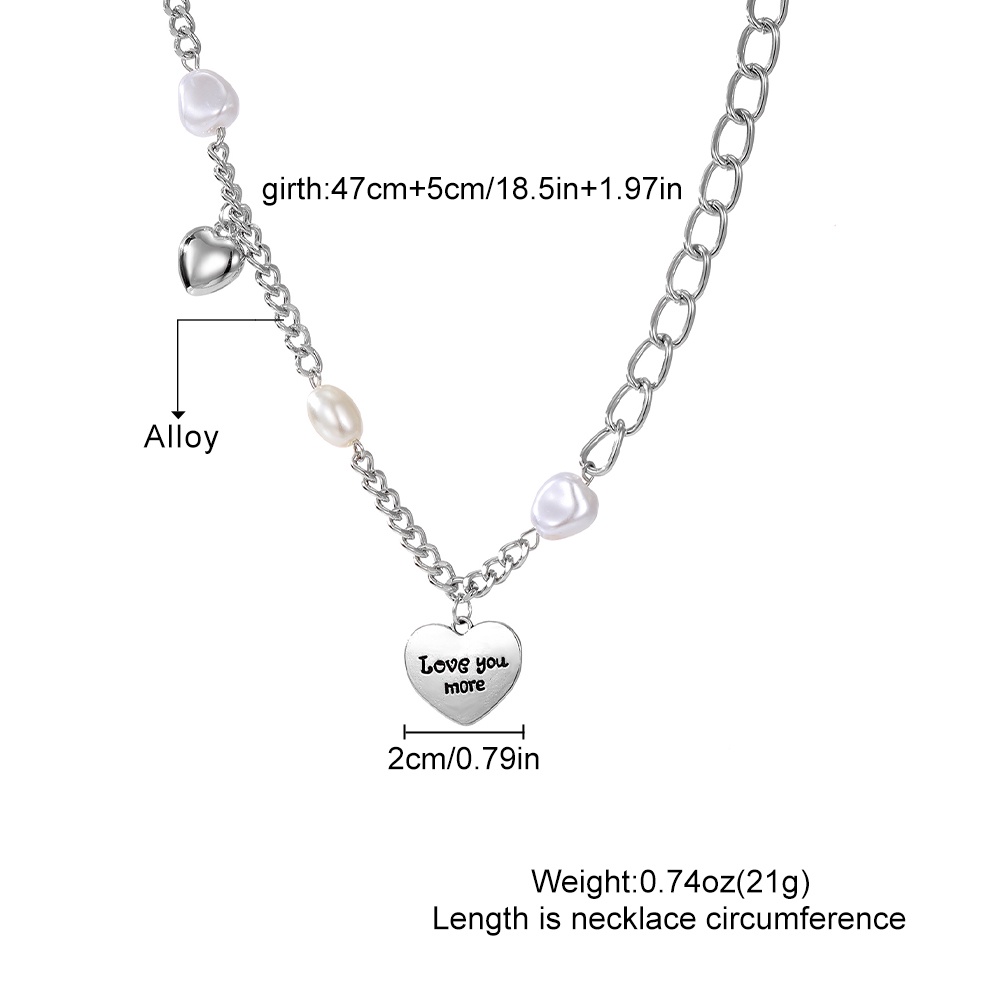 Mutiara Cinta Kalung Perempuan Sweater Rantai Cahaya Mewah Niche Desain Panjang Baru Rasa Rantai Tulang Selangka