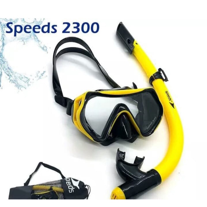 Set Alat Selam Snorkling Diving Scuba Snorkle Tas PVC LX 017-2300