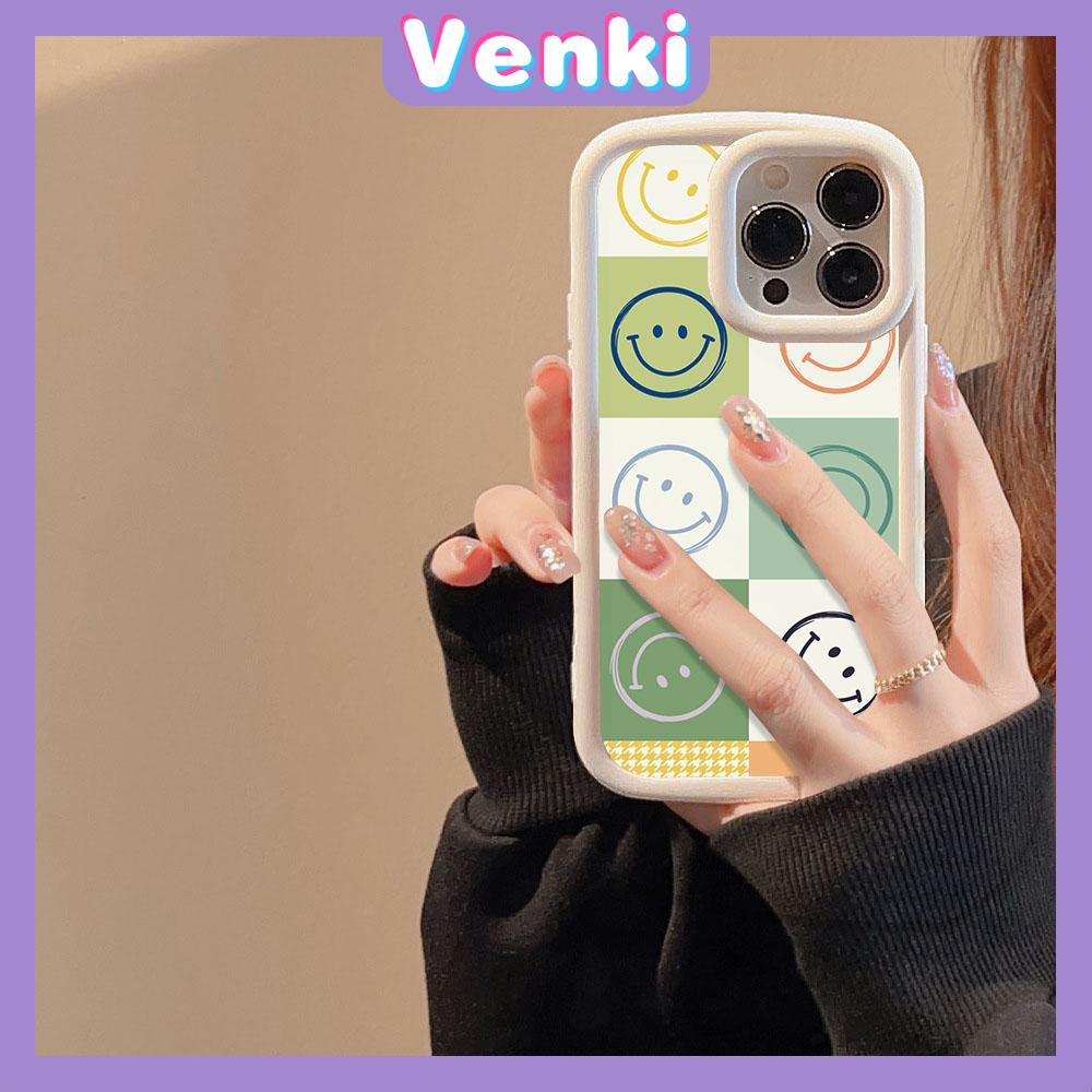 VENKI - For iPhone 11 iPhone Case Matte TPU Soft Case Black Beige Shockproof Protection Camera Smiley Chess Board Compatible with iPhone 14 13 Pro max 12 Pro Max xr xs max 7 8Plus