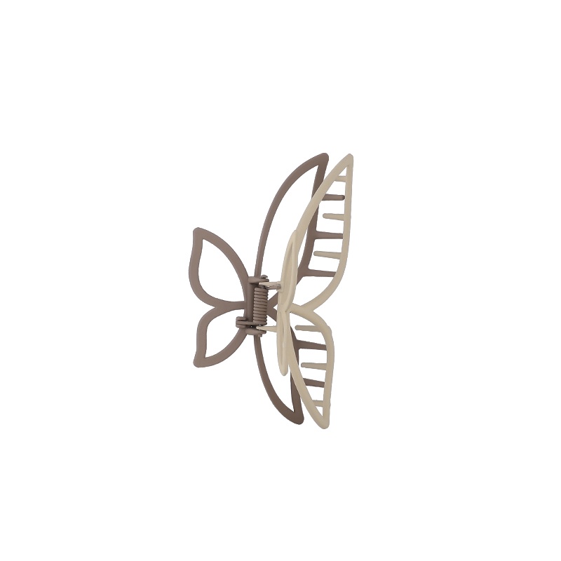 Matte Big Size Metal Alloy Butterfly Hairpin Hairclips Hiasan Kepala Untuk Wanita Perempuan