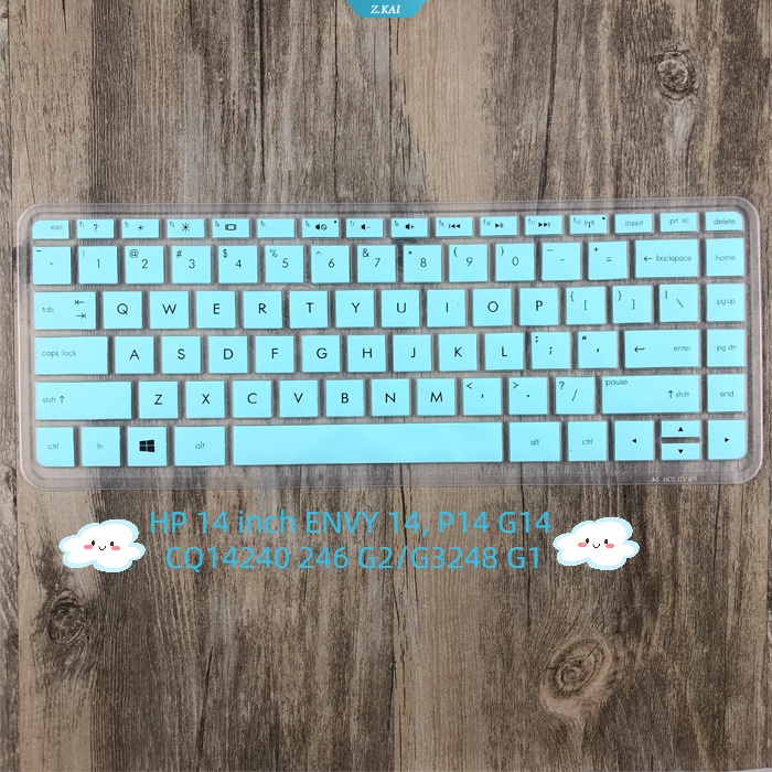 Pelindung Keyboard Laptop Silikon Anti Air Dan Debu Untuk HP 14inch Envy14, P14 G14 CQ14240 246 G2/G3248 G1 Keyboard [ZK]