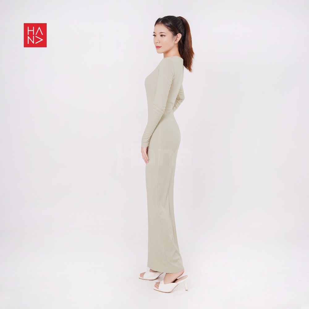 Hana Fashion JKT- Arisha Long Dress Casual Wanita - CD047-2