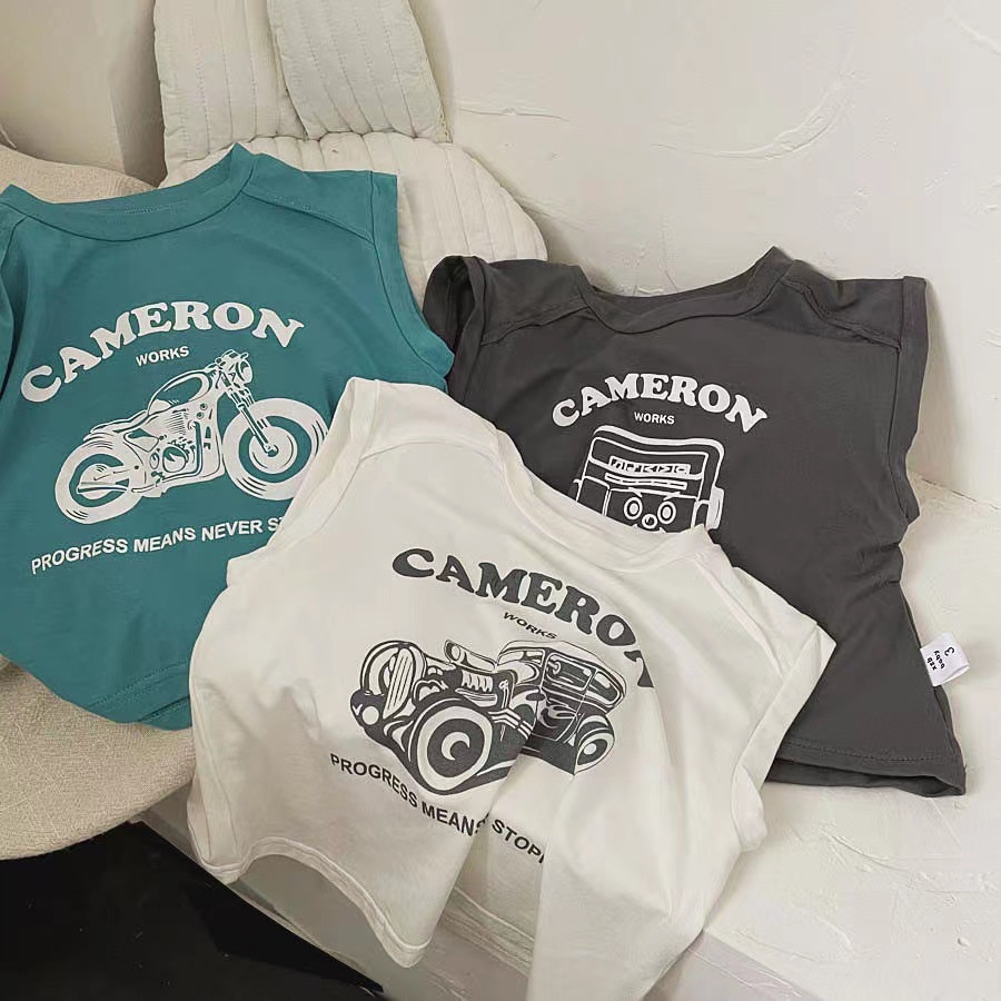 KAOS OBLONG ANAK LAKI CAMERON KATUN LEMBUT IMPORT