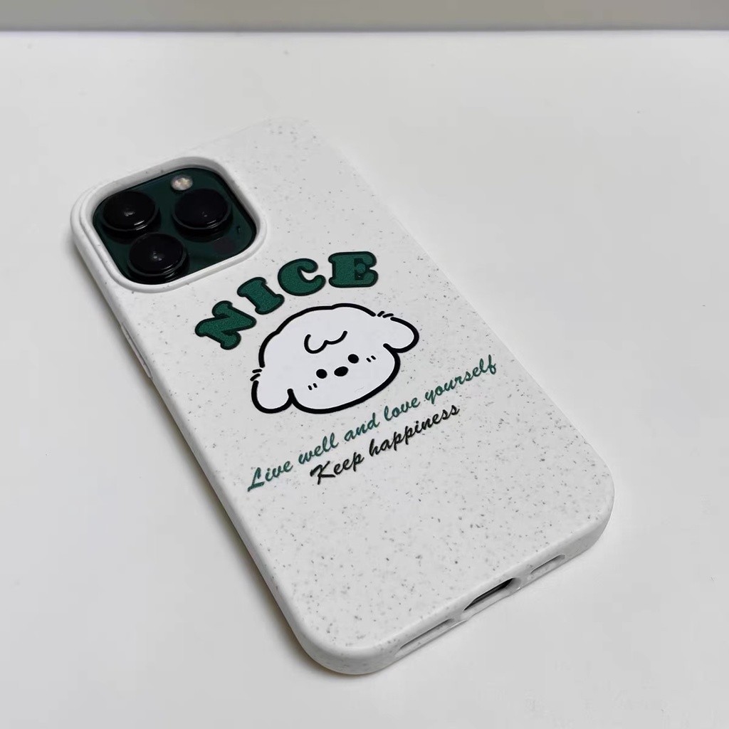 Cocok Untuk Iphone14 Pro Max iPhone Phone Case Ramah Lingkungan Degradable Phone Case Kamera Perlindungan Tahan Guncangan Kompatibel Dengan iPhone 13 13pro 13prm iPhone 11 7Plus 8Plus Xr XS 12 Pro Max Casing Ponsel