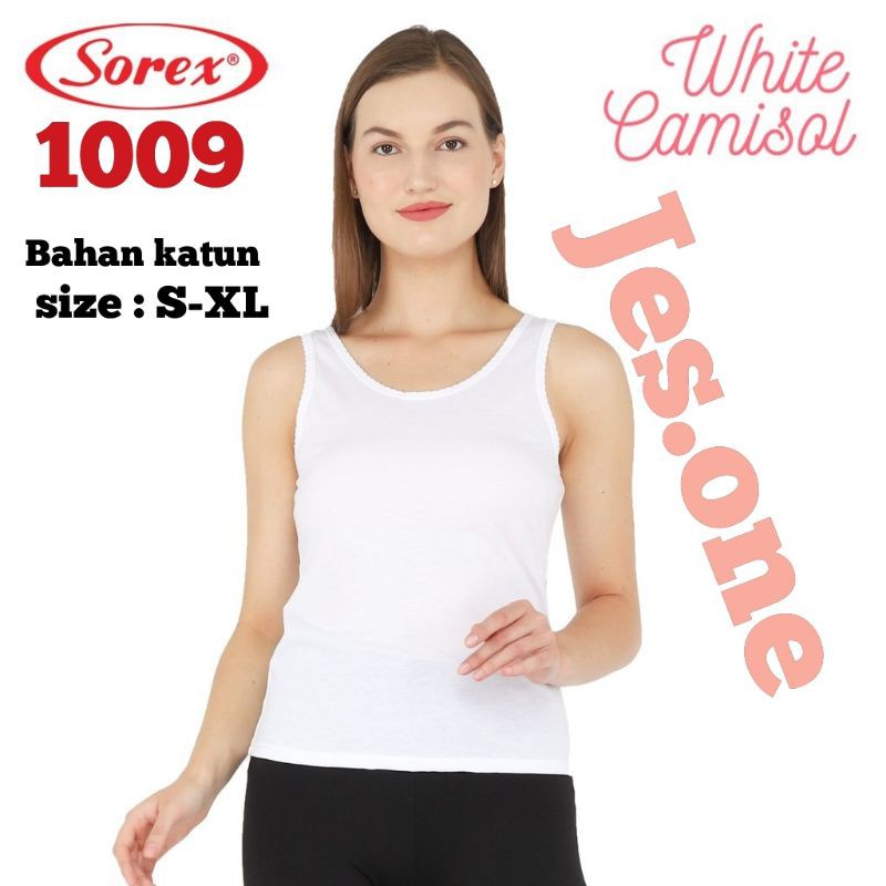 ini toko ts . sultan - sultan offcial yaow | Singlet Camisol Sorex 1009 Putih Polos Anak Cewek Wanit