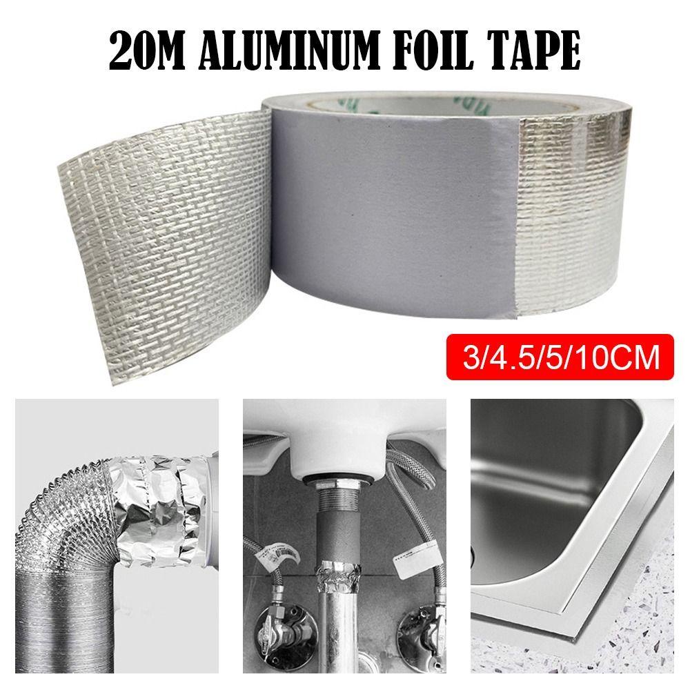 TOP Lakban Aluminium Foil Tape Tahan Perbaikan Rumah Sealing Suhu Tinggi