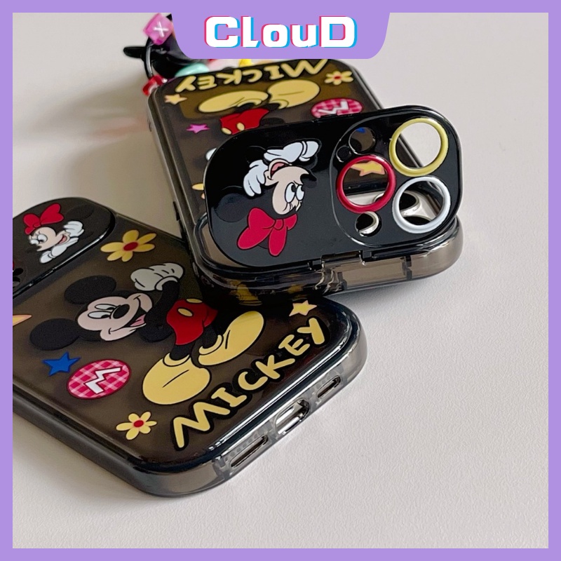 Case Kartun Mickey Minnie Mouse Untuk Vivo Y11 Y12i Y17 Y20 Y12A Y20A Y20G Y12 Y15 Y91C Y1S Y20s G Y30G Y20i Y11s Y12s Kuromi Lucu Cermin Make Up Soft Cover