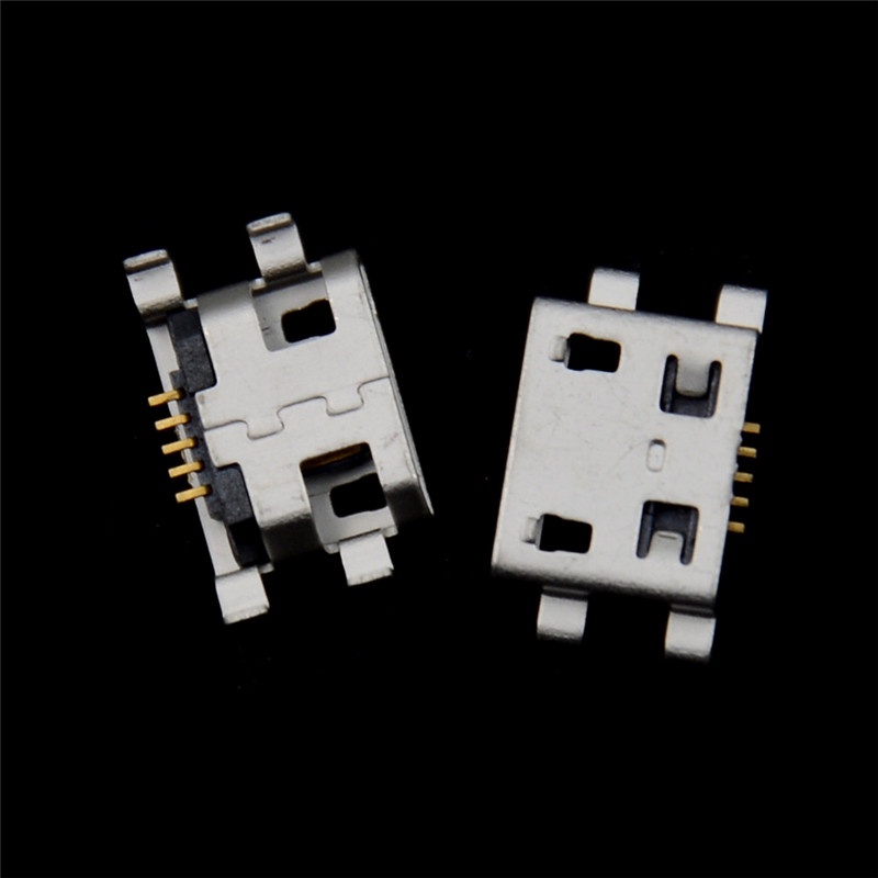 Seasonoun 20pcs Micro USB 5pin B Type Female Connector Jack Charging Socket.