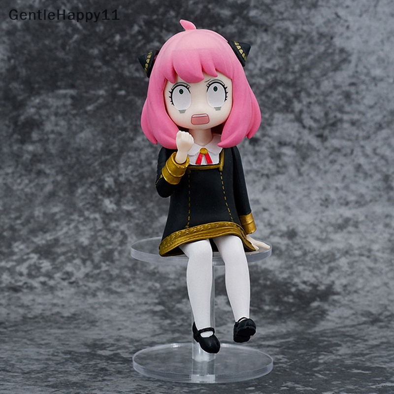 Gentlehappy 1Pc SPY X FAMILY Anya Forger Tokoh Anime Kawaii PVC Action Figure Ornamen Mainan id