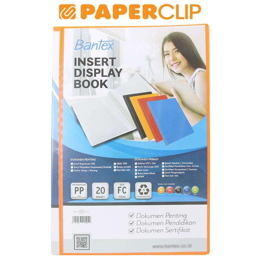

DISPLAY BOOKS / CLEAR HOLDER INSERT BANTEX 3183I 64 F4 20 MANGO