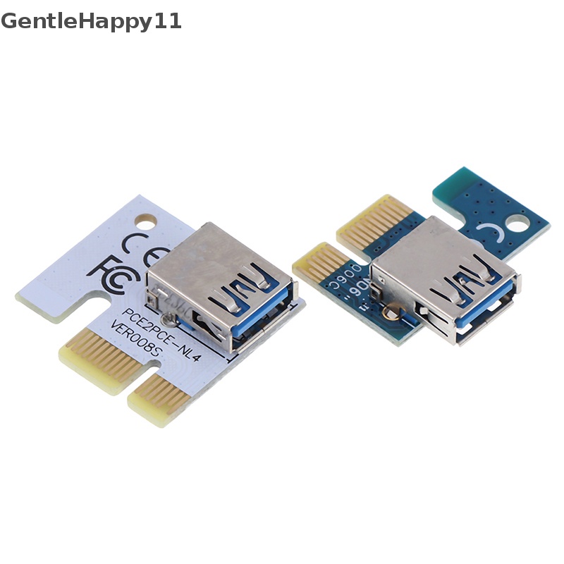 Gentlehappy USB 3.0 PCI-E 1X Ke 16X Kabel Ekstensi Pertambangan PCI-E Dipanjangkan Line Card Adapter id