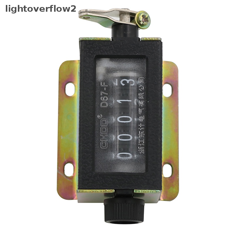 [lightoverflow2] Counter0~99999 D67-F Mekanik New 5digi Tally Klik Tangan Manual [ID]