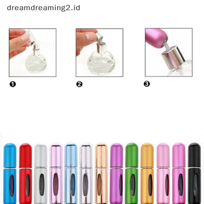 (drea) Botol Isi Ulang Mini Portable 5ml Botol Kosmetik Kosong//