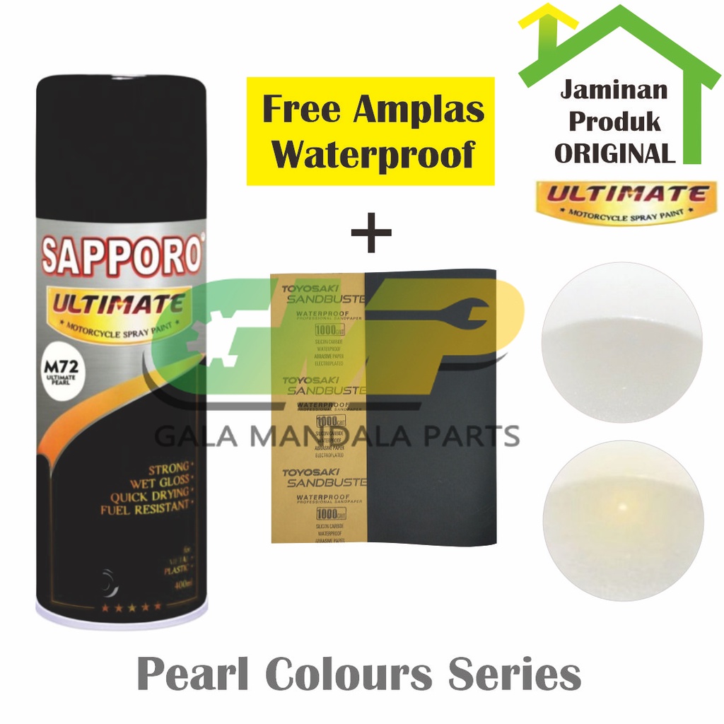 

SAPPORO Ultimate Pearl Series Cat Semprot Paint Spray M72 P01 P02 P03
