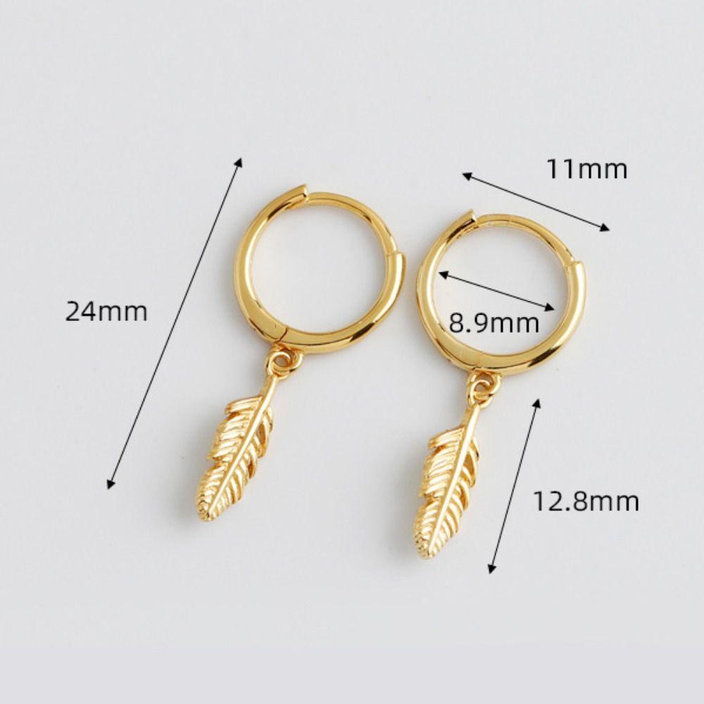 Lily 3pasang Anting Bulu Fashion Wanita Temperamen Sederhana