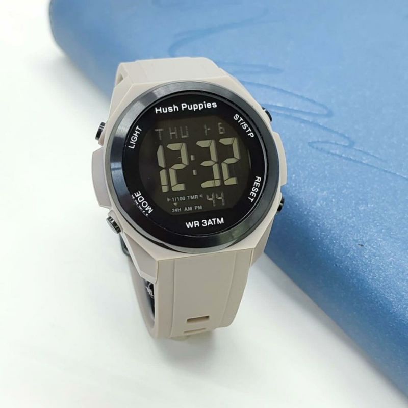 BS-ready jam tangan sport wanita / cewek hush puppies moon digital