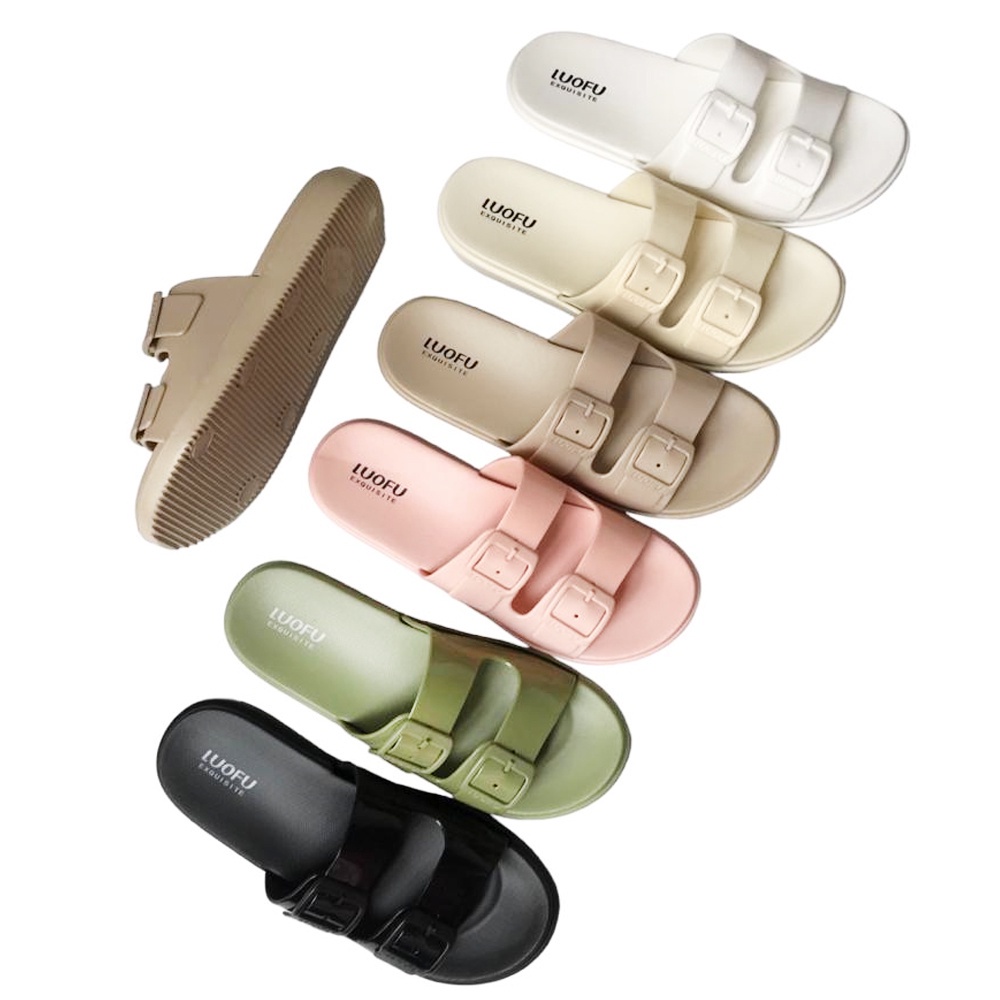 LUOFU Sendal Kokop Ban Dua Gesper E7188-6WP (A03)