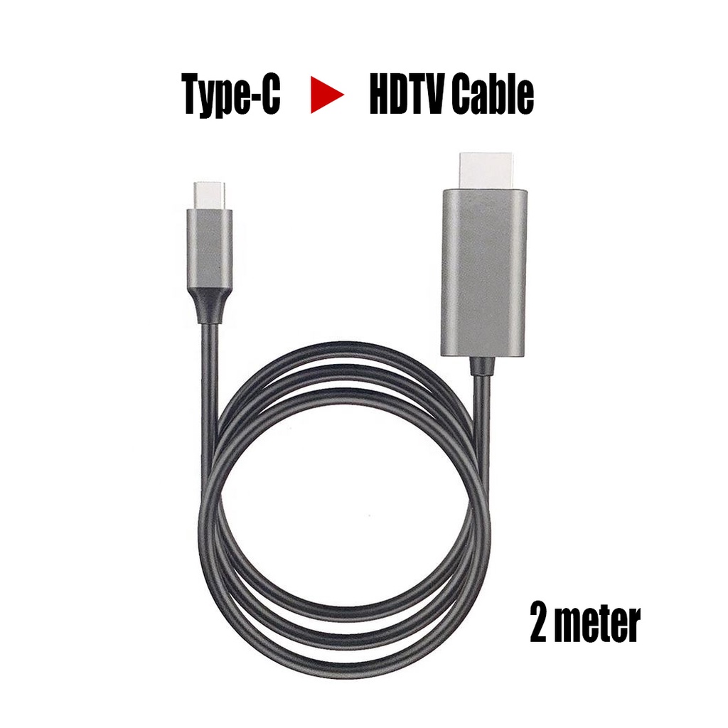 USB Type C To HDTV Cable 4K UHD Kabel HDMI FT-H05