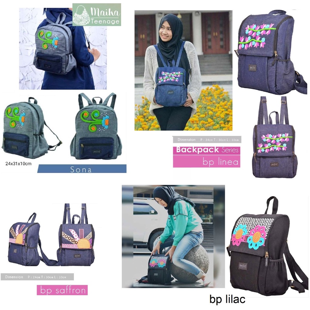 SEMARAK PROMO Tas Ransel Wanita MAIKA Dijamin ORI BY MAIKA Tas Murah