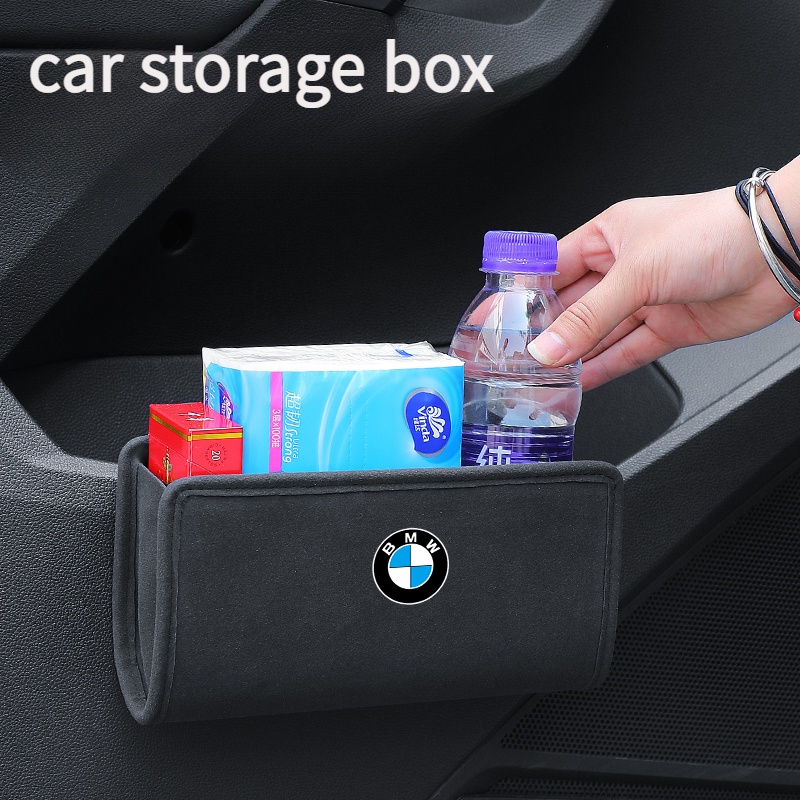 Bmw car storage box, Kotak Penyimpanan Kulit Mobil Cocok Untuk E90 E92 F10 F20 F30 X1 X3 X5