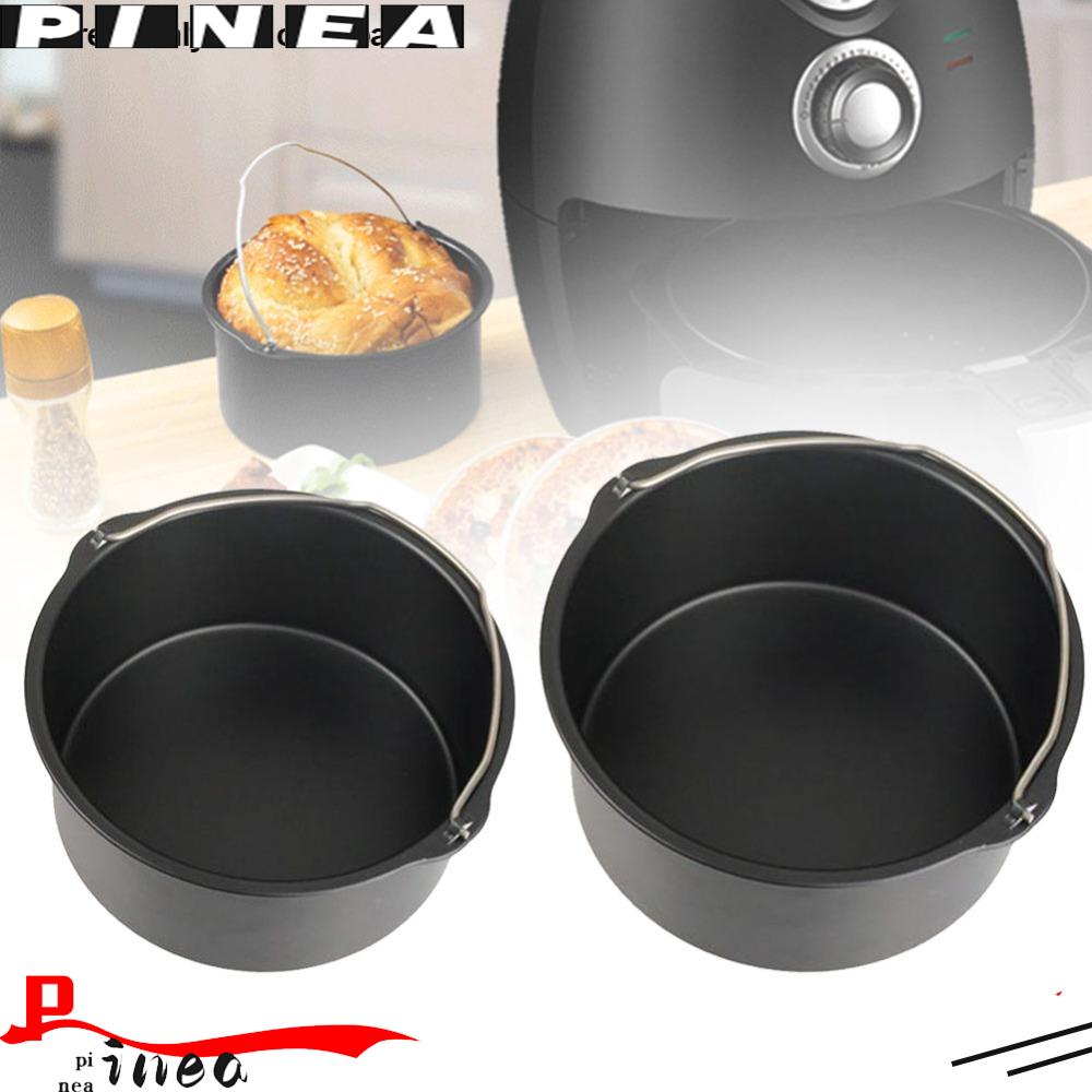 Cetakan Kue Anti Lengket Nanas6Per7Per8 Inci Melintas Bakeware Mould Air Fryer Aksesoris Cake Barrel Pan Bulat