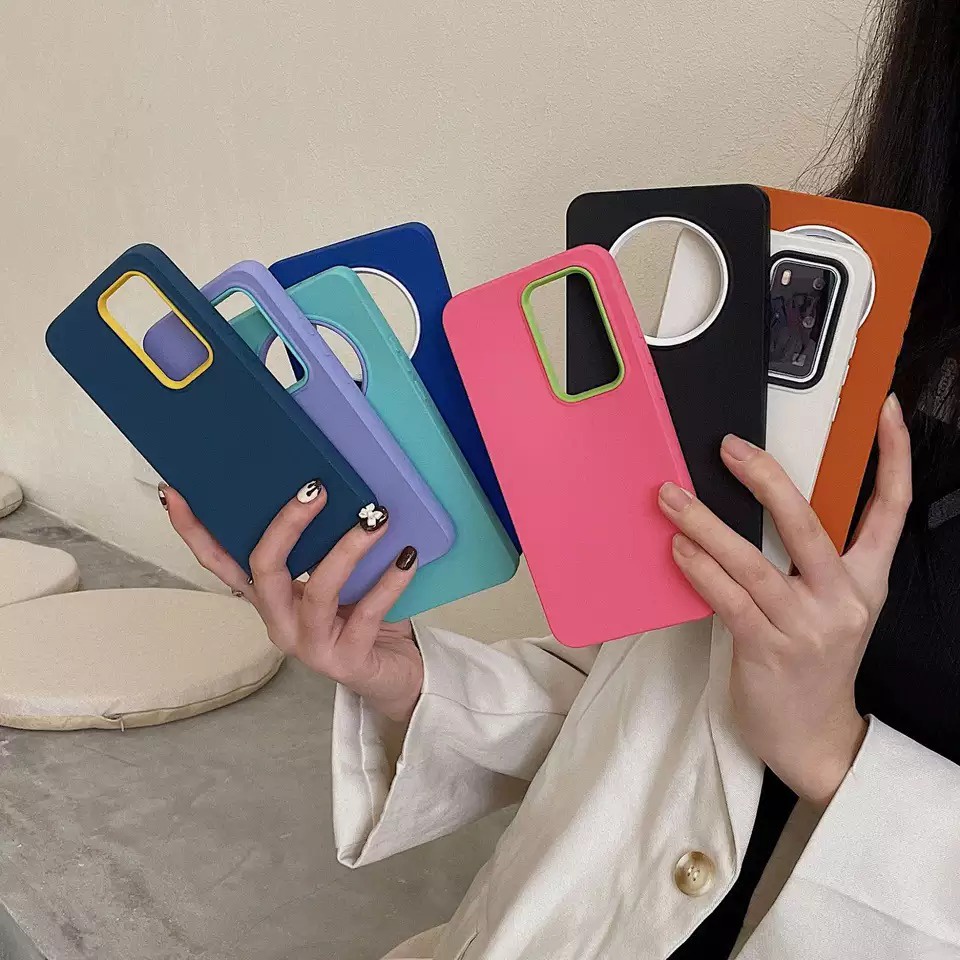 CASE OPPO A15S A53 A52 A92 A54 A74 RENO 5 CASING POP HYBRID 3 IN 1 PASTEL DOFF SILICONE ANTI-FALL