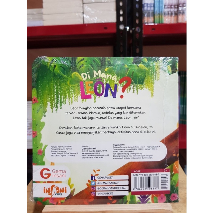 Boardbook Dimana, Leon? - Gema Insani Press