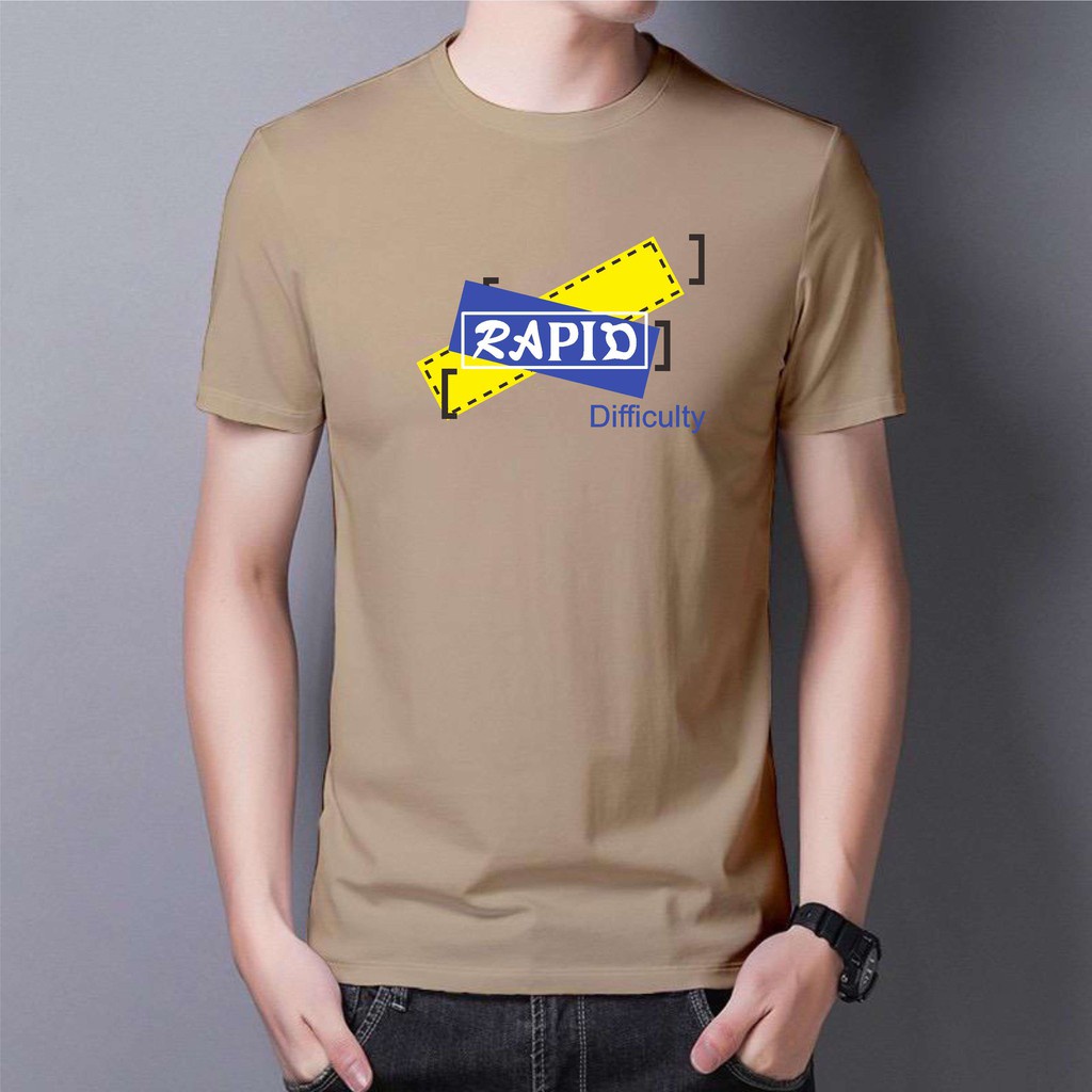 Bisa Bayar Di tempat/ BS/COD/BAJU KAOS TANGAN PENDEK RAPID PRIA REALPICTURE