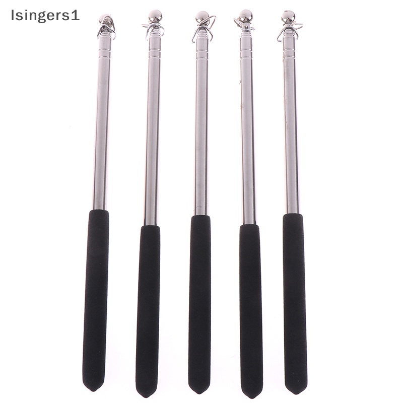 [lsingers1] Profesional Sentuh 1meter Kepala Tiang Bendera Teleskopik stainless professor pointer Butik