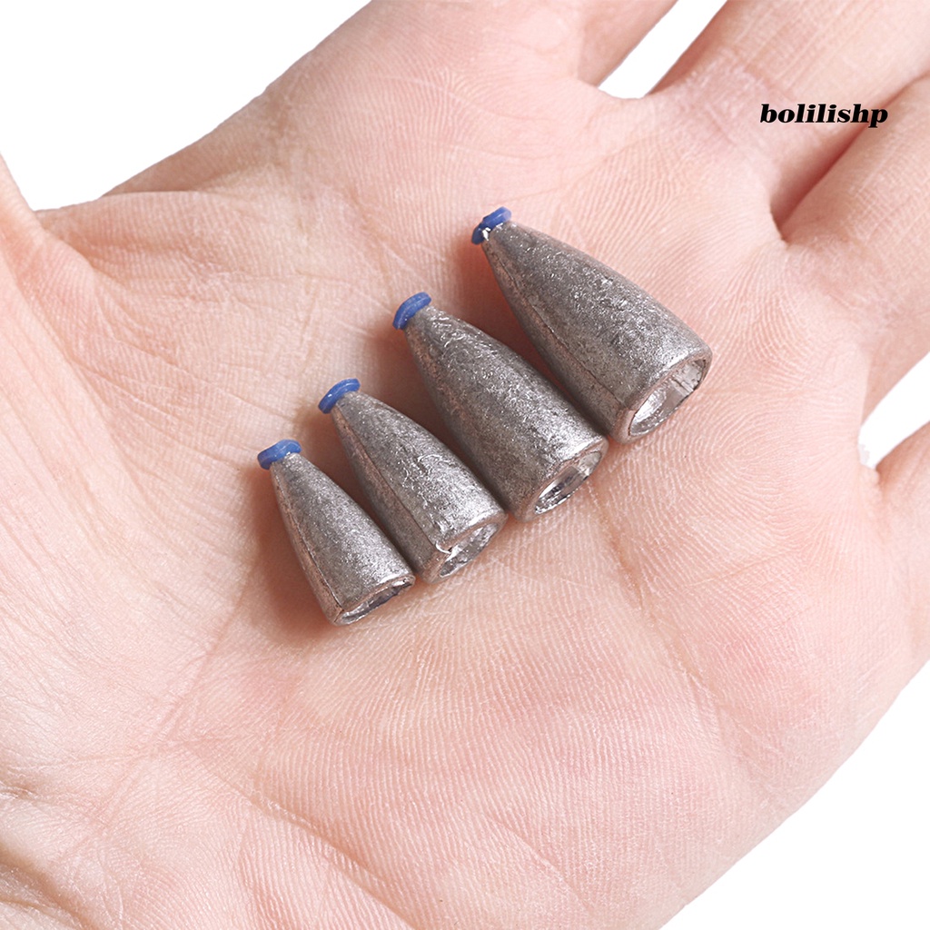 Bo-5 Pcs/Set Pemberat Memancing Sinker Anti Gores Kuat Portabel Tahan Aus Ukuran Kecil Alat Pancing Anti-Cacat Tahan Abrasi Wastafel Memancing Untuk Memancing Di Luar Ruangan