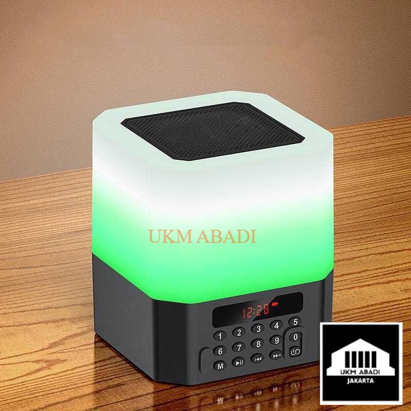 Jam Speaker Wireless Bluetooth RGB LED Light Unik ZB600