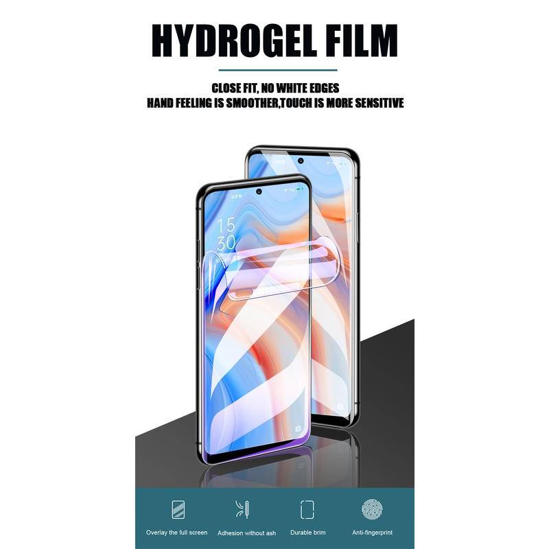 4pcs Soft Protective Hydrogel Untuk Oppo K10 K9 Pro K10X K9X K9S Full Cover Foil Gel Pelindung Layar Untuk Oppo K1 K5 K7 K10S K3 K7X TPU Film Bukan Kaca