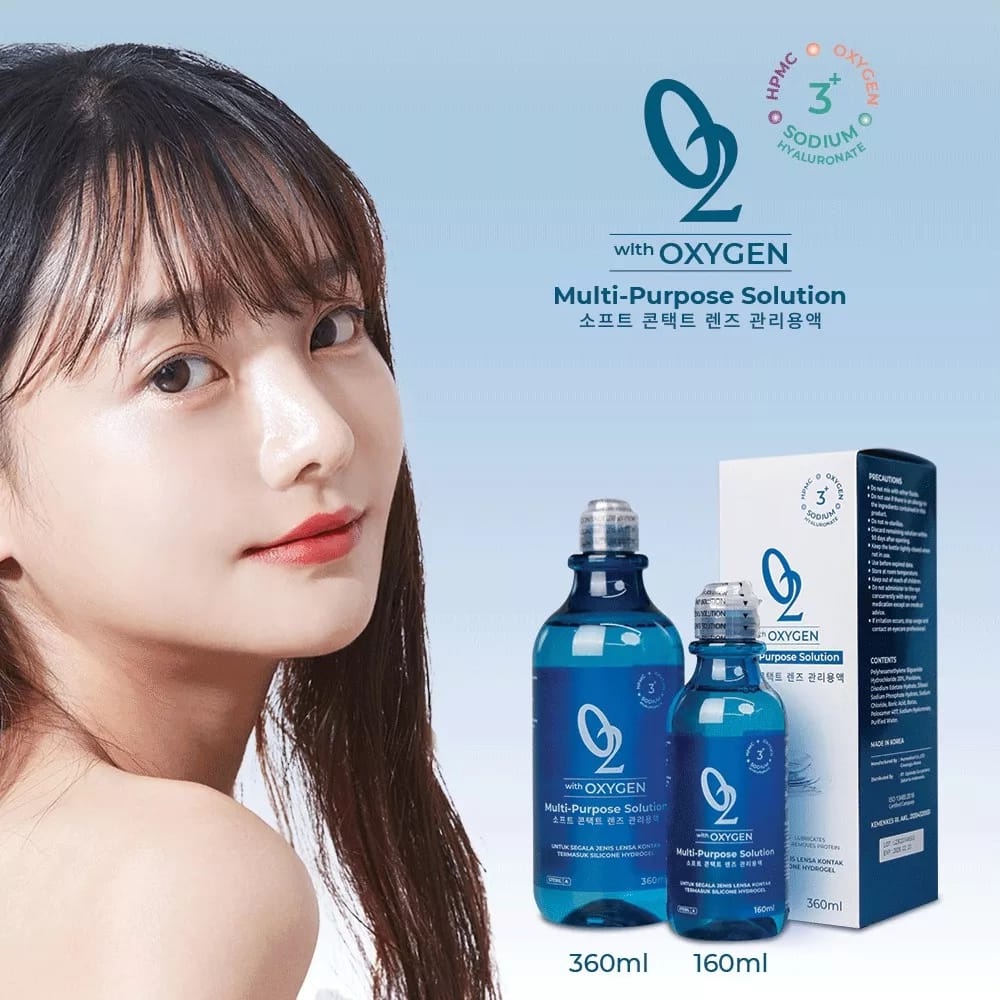 CAIRAN OMEGA O2 160ML NEW WITH OXYGEN CAIRAN SOFTLENS PEMBERSIH / BS