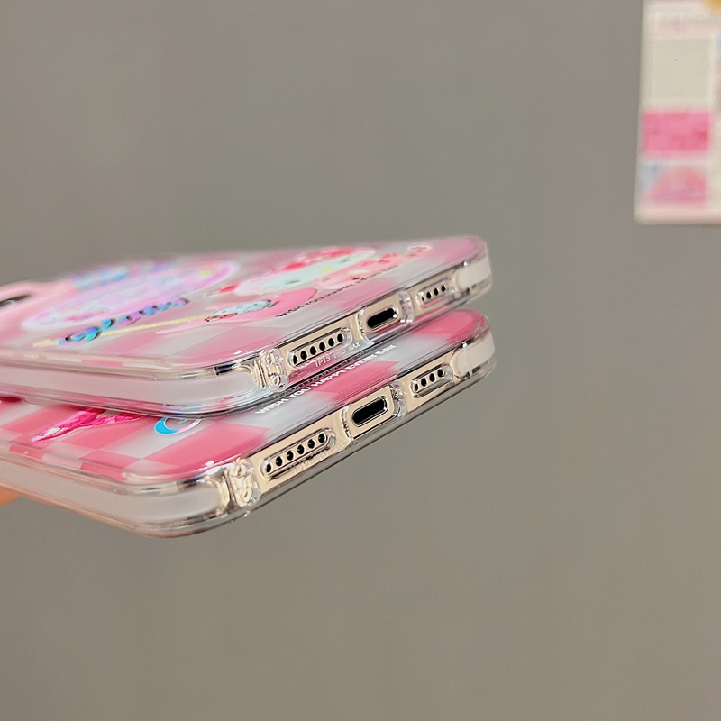 Lovely Hello Kitty Skin Feel Soft Case HP iP iPhone 12 13 14 Pro Max 11 Woman Girl FTD Casing Apple