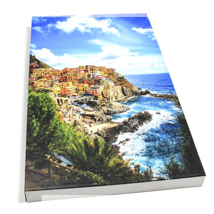 Print Bahan Kanvas Meteran dengan UV Print Untuk Wall Decor / Lukisan