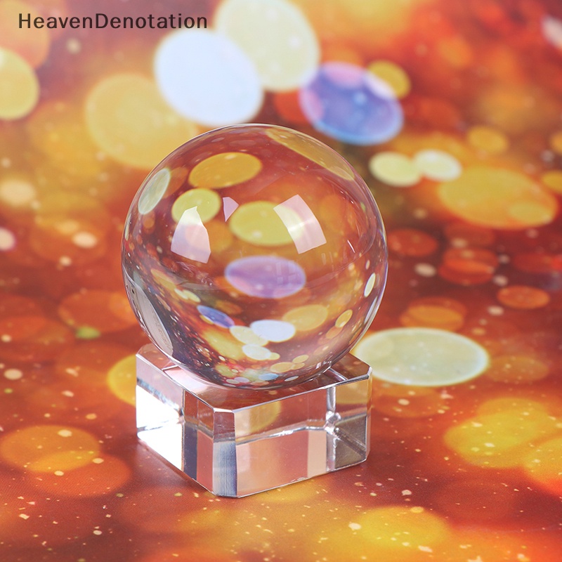 [HeavenDenotation] 1pc Bola Kristal Bening Healing Sphere Props Fotografi Dekorasi Rumah HDV