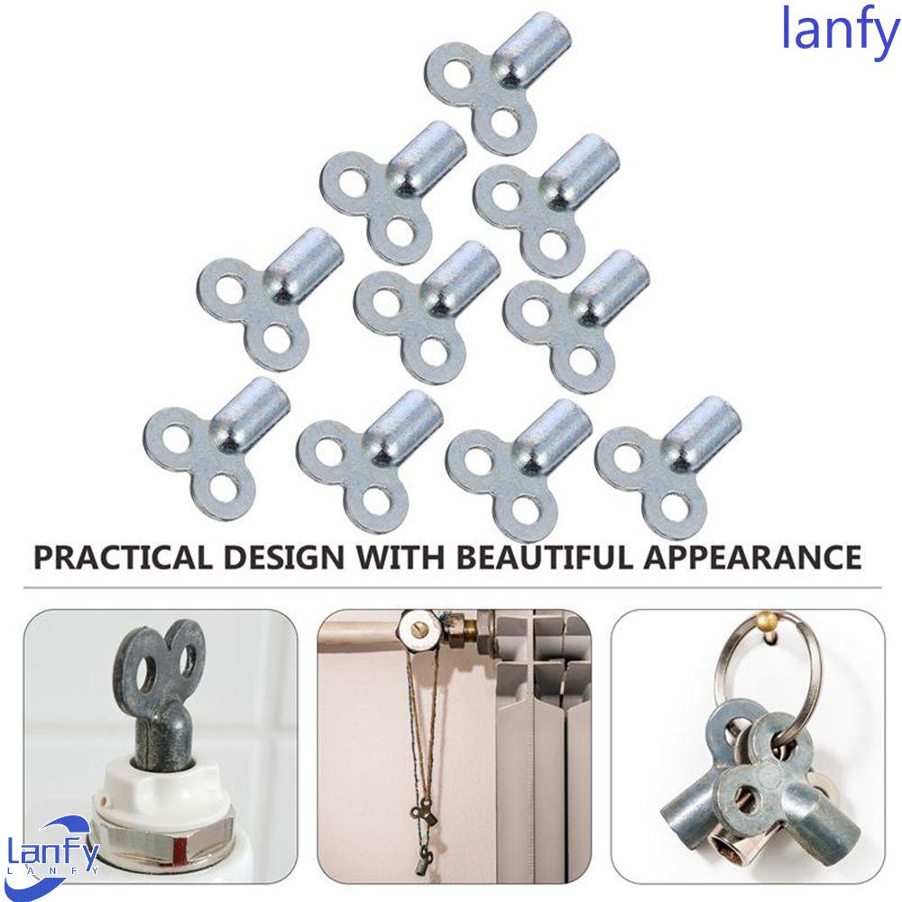 Lanfy Kunci Radiator Zinc Alloy Kualitas Tinggi Ledakan Pendarahan Tombol Dapur Kamar Mandi Kitchen Accessories Valve Key Accessories