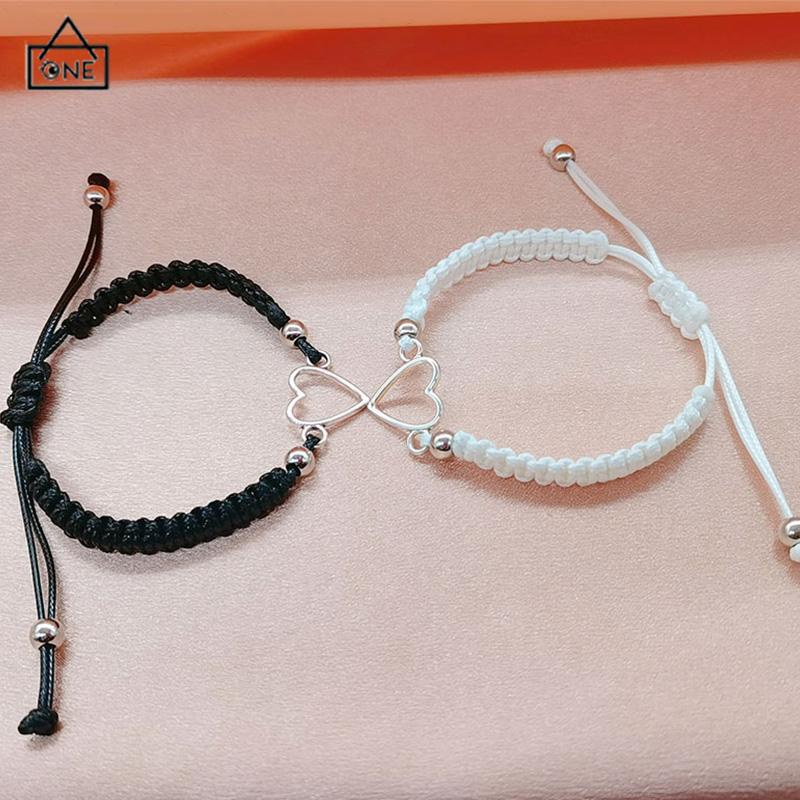 COD❤️Tangan berdebar knot rata pasangan gelang cinta-A.one