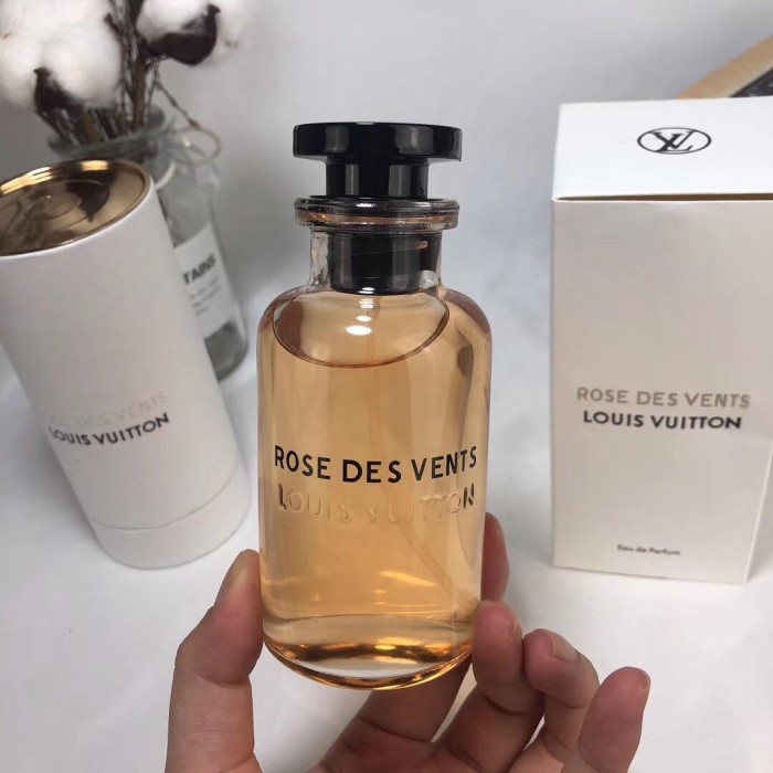 parfum wanita original lv rose des vents eau de parfume 100ml sealed